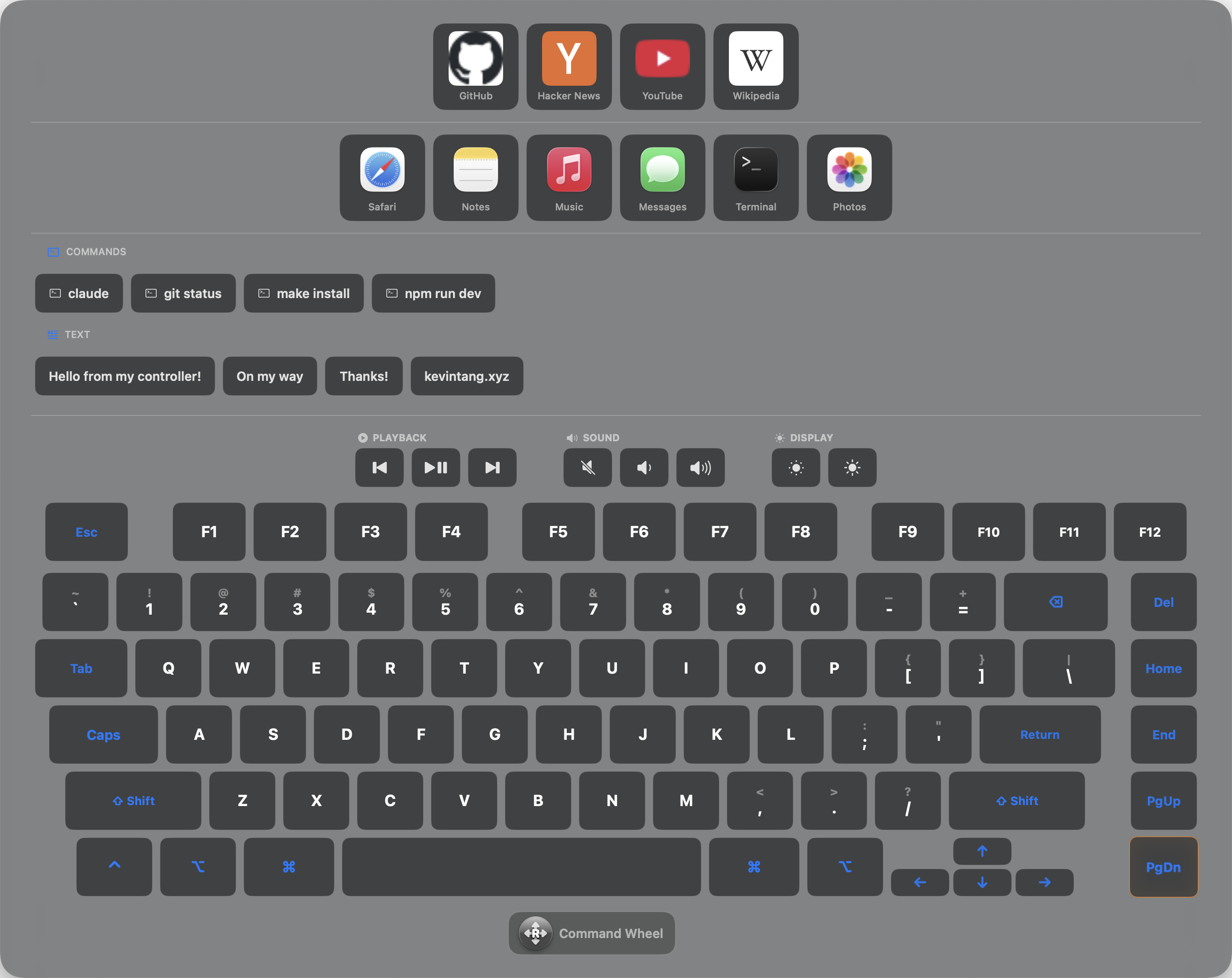 Xbox controller on-screen keyboard for typing without physical keyboard - couch computing